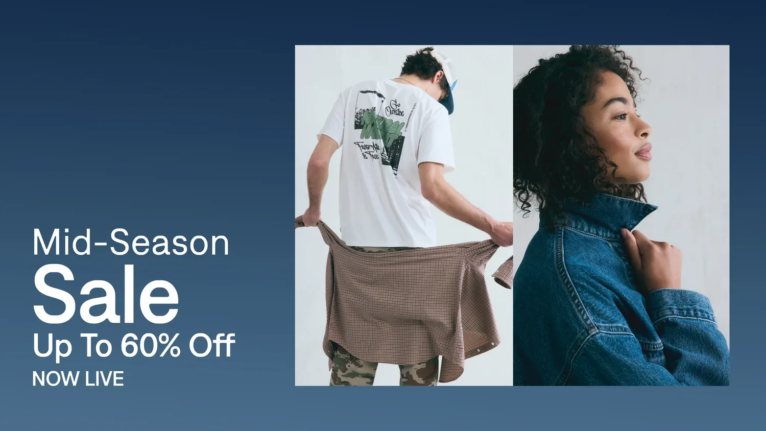 Mid-Season Sale Up To 60% Off NOW LIVE