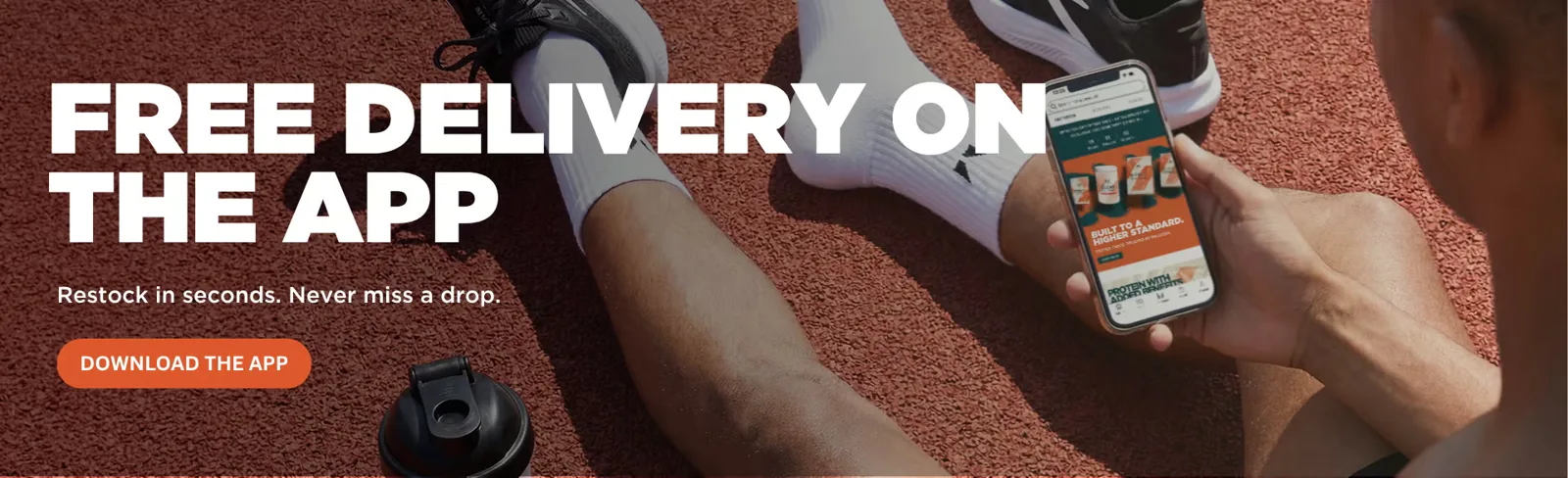 FREE DELIVERY ON THE APP