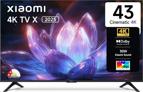 Xiaomi X Series 2025 43 inch Ultra HD 4K Smart LED TV (L43MB-AIN)