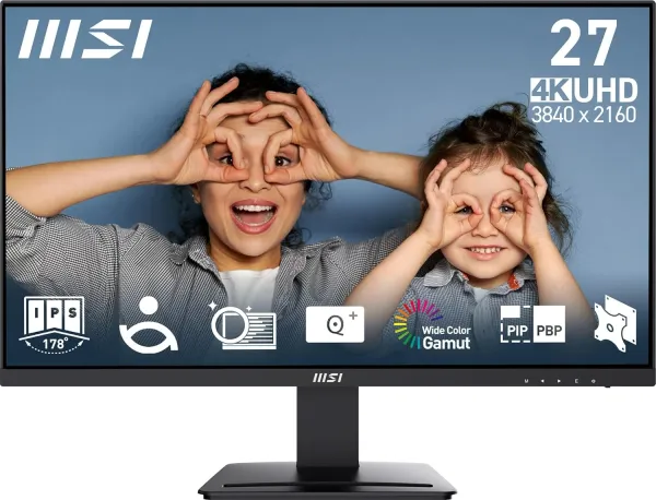 MSI Pro MP273U 27 inch Ultra HD 4K Monitor