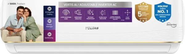 Voltas 183INV Vertis Ai Zest Gold 1.5 Ton 3 Star 2026 Inverter Split AC