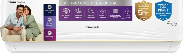 Voltas 185INV Vertis Ai Zest Gold 1.5 Ton 5 Star 2026 Inverter Split AC