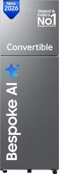 Samsung Bespoke RT80H30U3T 256 L 3 Star Double Door Refrigerator