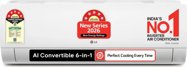 LG AS-Q19YNZE1 1.5 Ton 5 Star 2026 Inverter Split AC