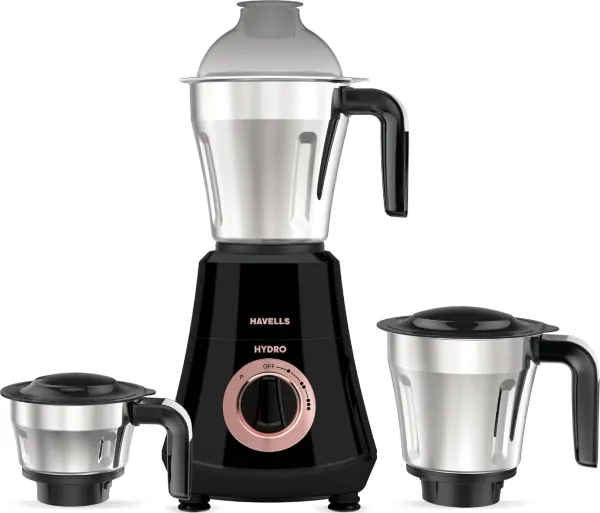 Havells Hydro Plus GHFMGFGE100 1000W Mixer Grinder (3 Jars)
