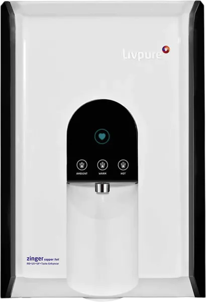 Livpure Zinger Copper Hot 6.5L RO+UV+UF+Minerals+Copper Water Purifier