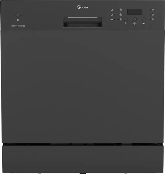 Midea MDWTT0802D 8 Place Setting Countertop Dishwasher