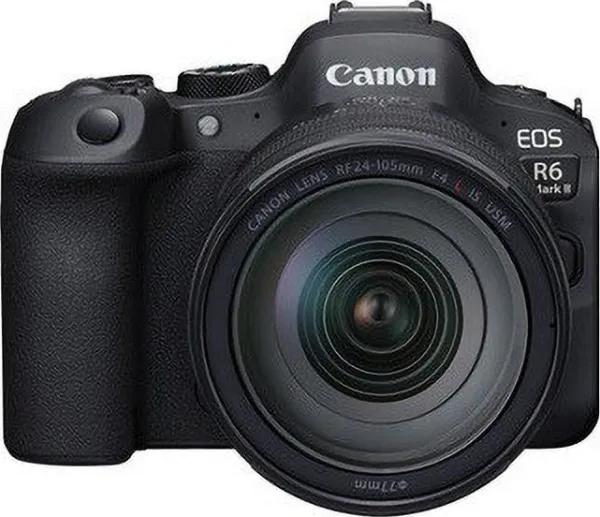 Canon EOS R6 Mark II 24MP Mirrorless Camera with RF 24-105mm F/4L IS USM Lens