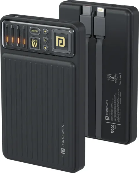 Portronics Luxcell Bind Mini 10K 10000mAh Power Bank
