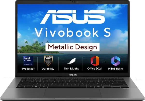 Asus Vivobook 14 2025 S3407CA-LY057WS Laptop (Intel Core Ultra 5 225H/ 16GB/ 512GB SSD/ Win11)