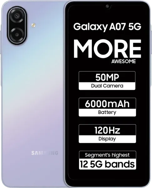 Samsung Galaxy A07 5G (6GB RAM + 128GB)