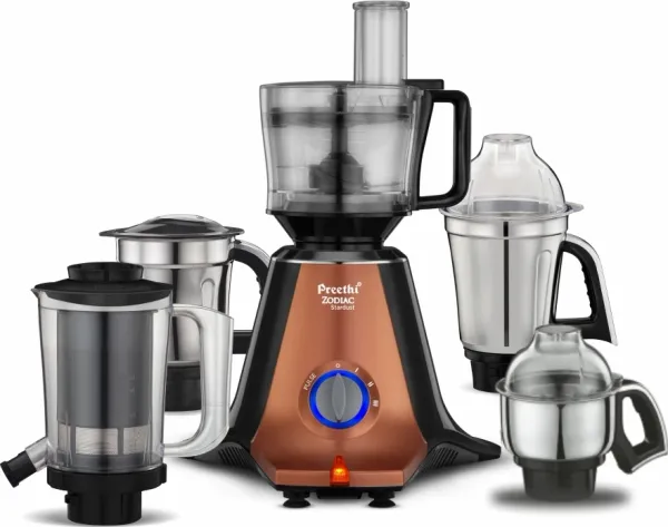 Preethi Zodiac Stardust MG 265 750W Mixer Grinder (5 Jars)
