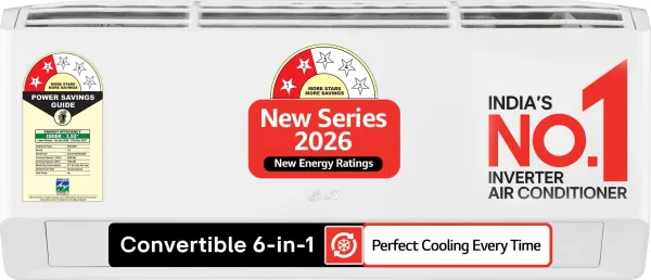 LG AS-Q11KNVE 0.8 Ton 2 Star 2026 Inverter Split AC