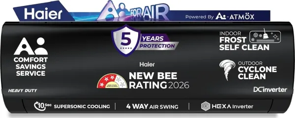 Haier HSA19KHD-BZAI3NB-I 1.5 Ton 3 Star 2026 Inverter Split AC
