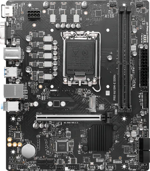 MSI PRO H610M-E DDR4 Motherboard
