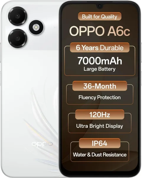 Oppo A6c 4G (4GB RAM + 128GB)
