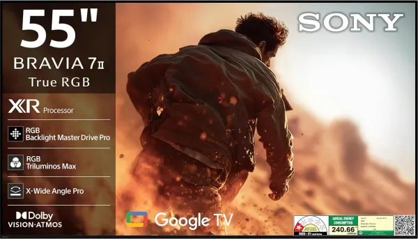 Sony Bravia 7 II 55 inch Ultra HD 4K Smart True RGB TV (K-55XR70M2)