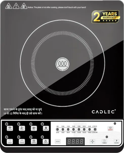 Cadlec CookEase 2000W Induction Cooktop