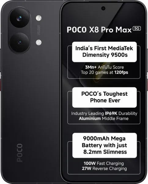 Poco X8 Pro Max 5G (12GB RAM + 512GB)