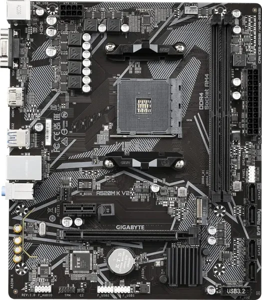 Gigabyte A520M K V2 Motherboard