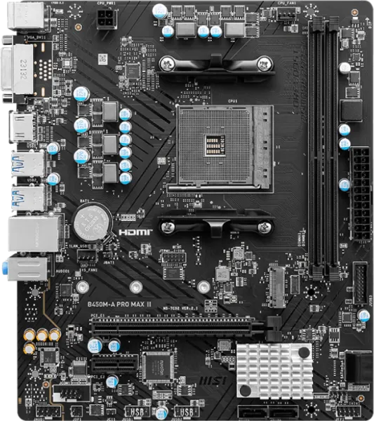MSI B450M-A PRO MAX II Motherboard