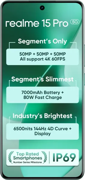 Realme 15 Pro 5G (12GB RAM + 256GB)