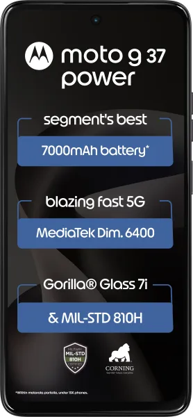 Motorola Moto G37 Power 5G (4GB RAM + 64GB)