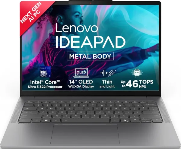 Lenovo IdeaPad Slim 5 83S5005LIN AI Laptop (Intel Core Ultra 5 322/ 16GB RAM/ 512GB SSD/ Win 11)