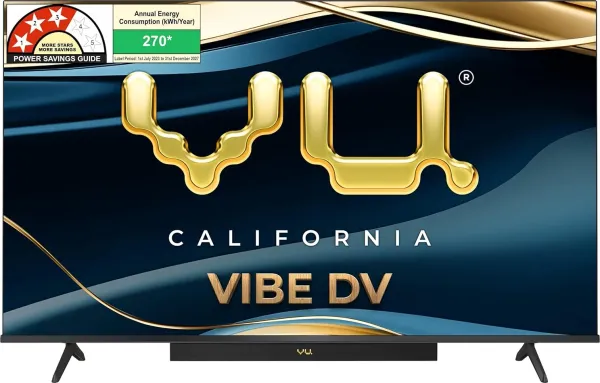 Vu Vibe DV Series 55 inch Ultra HD 4K Smart QLED TV (55VIBE-DV)
