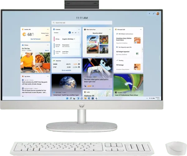HP 27-cr1027in All-in-One PC (Intel Core Ultra 5 125U/ 16 GB RAM/ 1 TB SSD/ Win 11)
