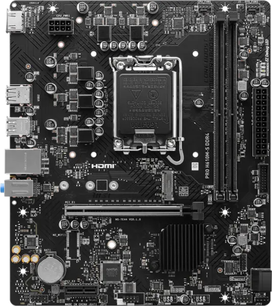 MSI PRO H610M-S DDR4 Motherboard