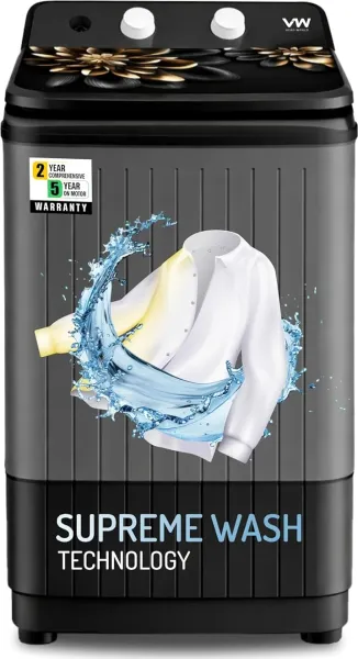 VW SupremeWash V8 8.5 kg Semi Automatic Washer only