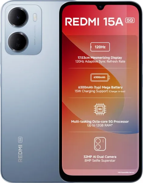 Xiaomi Redmi 15A 5G (6GB RAM + 128GB)