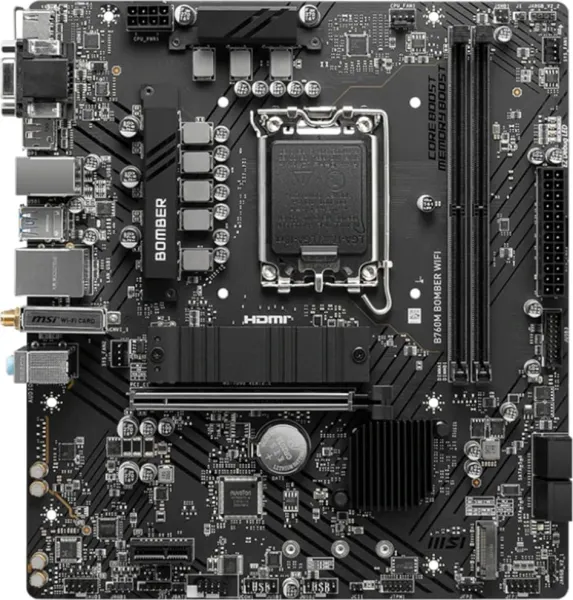 MSI B760M Bomber WiFi DDR5 Motherboard