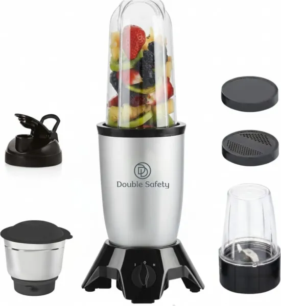 Double Safety Nutri Go Blender 500W Mixer Grinder