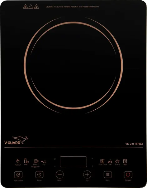 V-Guard VIC 2.0 TSP 2000W Induction Cooktop